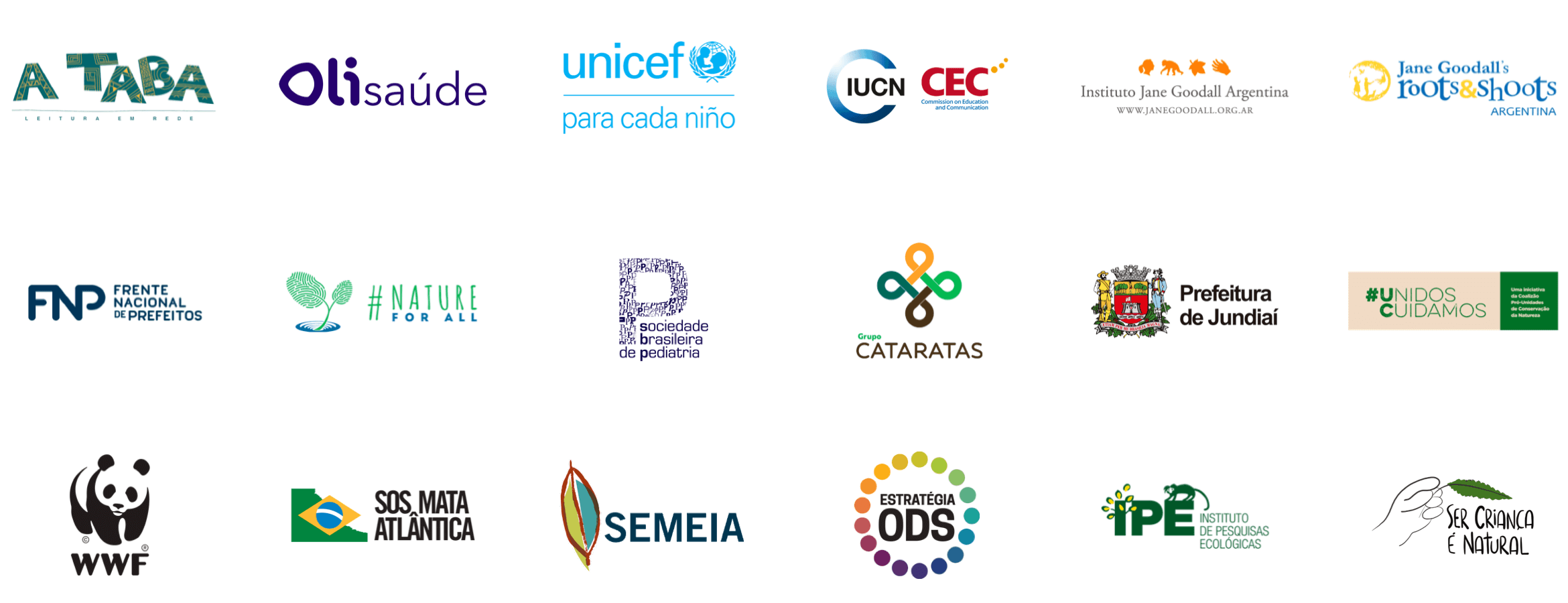 logotipos de socios que forman parte de Impact Network
